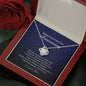Love Knot Necklace, Happy Forty Four Year Anniversary