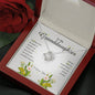 Love Knot Necklace, Jewelry Card for Granddaughter