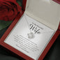 Love Knot Necklace | To My Beautiful Wife
