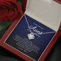 Love Knot Necklace, To My Aunt, Gift from Bride, Wedding Day Gift from Niece