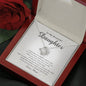 Love Knot Necklace, To My Beautiful Daughter, With Love From Mom