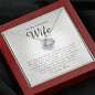 Love Knot Necklace | To My Stunning Wife