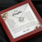To My Daughter, Love Knot Necklace