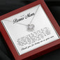 To my Bonus Mom Gift, Love Knot Necklace