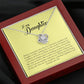 To My Daughter, Love Knot Necklace