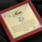 To My Beautiful Mom on My Wedding, Love Knot Necklace