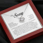 I'm Sorry Gift For Her, Love Knot Necklace