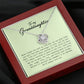 To My Granddaughter, Love Knot Necklace
