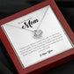 To My Beautiful Mom, Love Knot Necklace