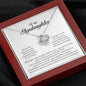 To My Stepdaughter Gift, Love Knot Necklace