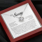 I'm Sorry Gift For Her, Love Knot Necklace