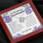 To My Amazing Granddaughter, Love Knot Necklace