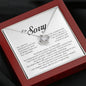 I'm Sorry Gift For Her, Love Knot Necklace