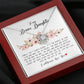 To My Bonus Daughter, Love Knot Necklace