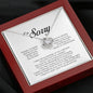 I'm Sorry Gift For Her, Love Knot Necklace