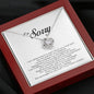 I'm Sorry Gift For Her, Love Knot Necklace