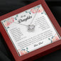To My Daughter, Love Knot Necklace