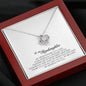To My Stepdaughter Gift, Love Knot Necklace