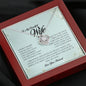 To My Beautiful Wife, Love Knot Necklace