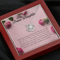 To My Bonus Daughter, Love Knot Necklace