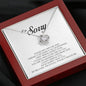 I'm Sorry Gift For Her, Love Knot Necklace