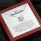 To My Stepdaughter Gift, Love Knot Necklace