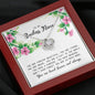 To My BadAss Niece, Love Knot Necklace