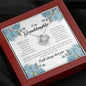 To My Granddaughter, Love Knot Necklace