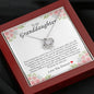 To My Granddaughter, Love Knot Necklace
