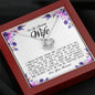 To My Amazing Wife, Love Knot Necklace