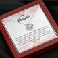 To My Daughter, Love Knot Necklace