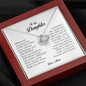 To My Daughter, Love Knot Necklace, Gift from Mom