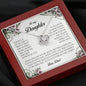 To My Daughter, Love Knot Necklace