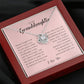 To My Granddaughter, Love Knot Necklace
