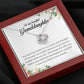 To My Beautiful Granddaughter, Love Knot Necklace