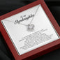 To My Stepdaughter Gift, Love Knot Necklace
