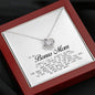 To my Bonus Mom Gift, Love Knot Necklace