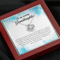 To My Amazing Granddaughter, Love Knot Necklace