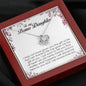To My Bonus Daughter, Love Knot Necklace
