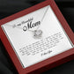 To My Beautiful Mom, Love Knot Necklace