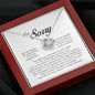 I'm Sorry Gift For Her, Love Knot Necklace