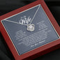 To My Wife, Love Knot Necklace