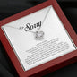 I'm Sorry Gift For Her, Love Knot Necklace