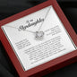 To My Stepdaughter Gift, Love Knot Necklace