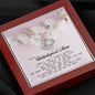 To My Unbiological Mom Gift, Love Knot Necklace