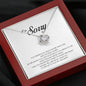 I'm Sorry Gift For Her, Love Knot Necklace