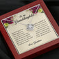 To My Granddaughter, Love Knot Necklace, Gift from Grandma