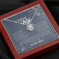 To My Beautiful Wife, Love Knot Necklace