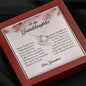 To My Granddaughter, Love Knot Necklace, Gift from Grandma
