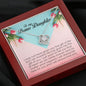 To My Bonus Daughter, Love Knot Necklace